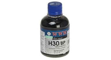 Чорнило Hp №21/121/122 wwm black pigment флакон 200 гр (h30/bp)