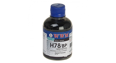 Чернило Hp cb316he/321he, 200 гр, черный wwm (h78/bp)