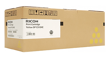 Тонер картридж Ricoh spc231/spc232/spc242/spc320 оригінал yellow 6.5k (407635)